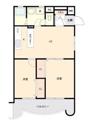 パールハイツ川越ＰＡＲＴ２の物件間取画像